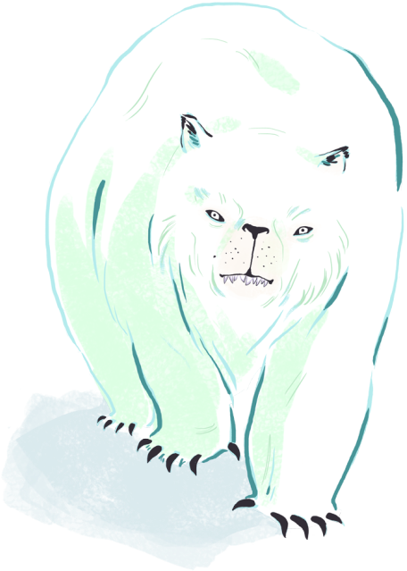 The Yeti Devours Anything That Strays Into Its Path, - Illustration (500x676), Png Download