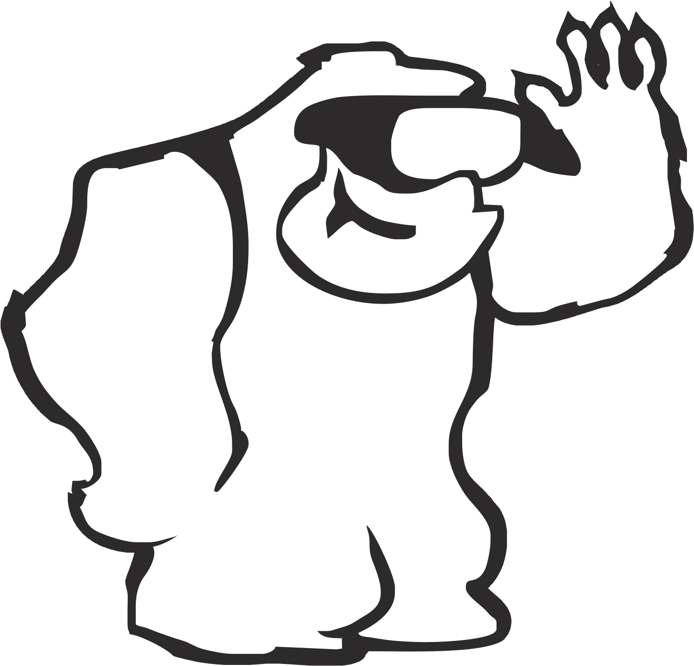 Yeti Png (1697x2400), Png Download