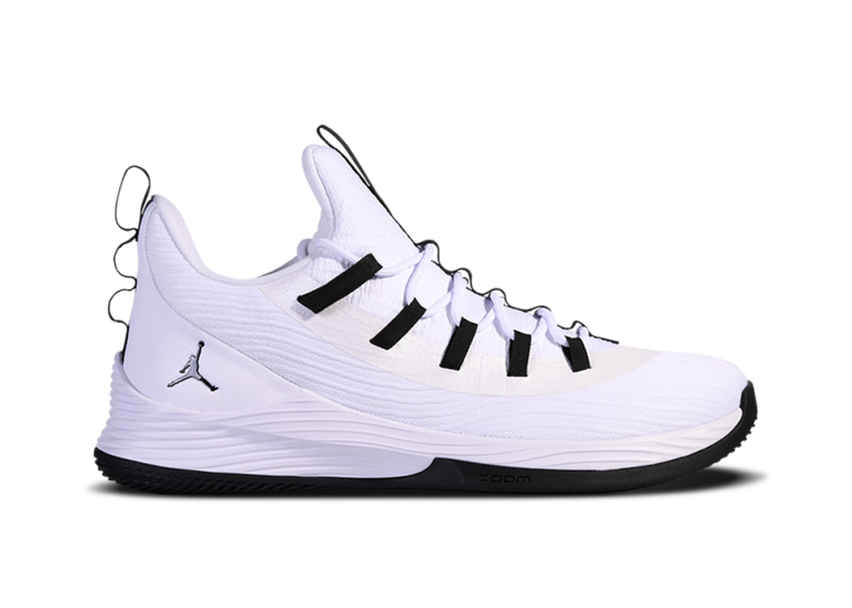 Jimmy Butler - £100 - - Nike Air Jordan Ultra Fly 2 Low White Black Jimmy Butler (780x557), Png Download