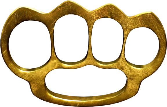 Brass Knuckles Png (576x371), Png Download
