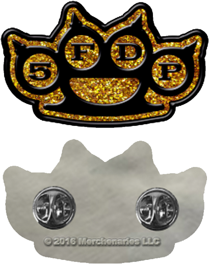 Download Brass Knuckles Pin - Five Finger Death Punch PNG Image with No