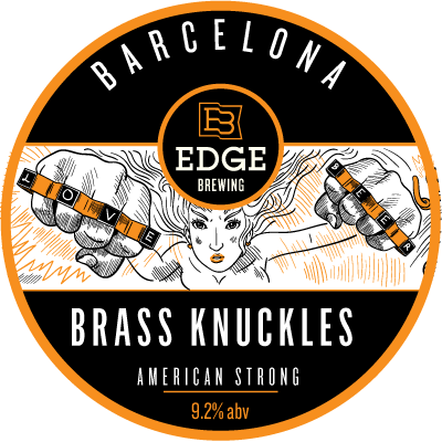 Edge Brass Knuckles - Edge Brewing Brass Knuckles (400x400), Png Download