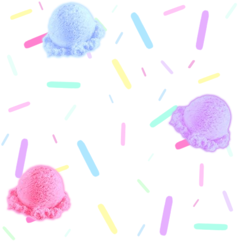Cute Transparent Icecream - Cute Transparent Tumblr Backgrounds (500x500), Png Download