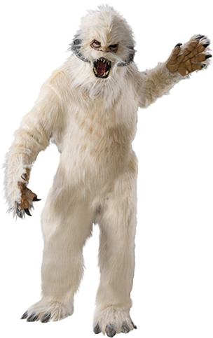 Wampa Costume Yeti Star Wars - Adult Authentic Wampa Costume (330x510), Png Download