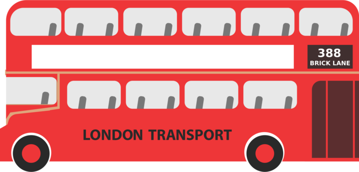 London Buses Double-decker Bus Big Ben The Original - Office Icon (710x340), Png Download