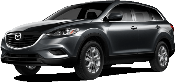 Mazda Logo Transparent Download - Mazda Cx 9 2015 Red (1000x434), Png Download