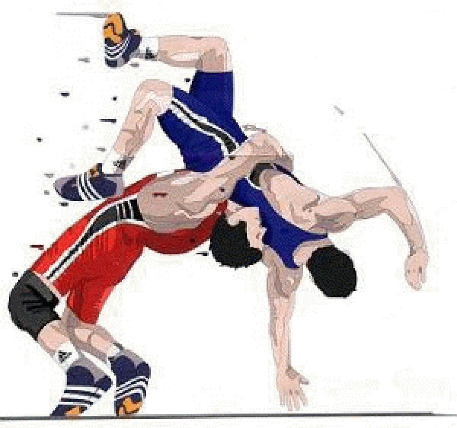 Graphic Black And White Stock Miamisburg Hs Schedules - Wrestling Png (900x843), Png Download