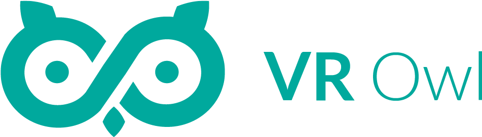 Logo - Vr Owl Logo (964x272), Png Download