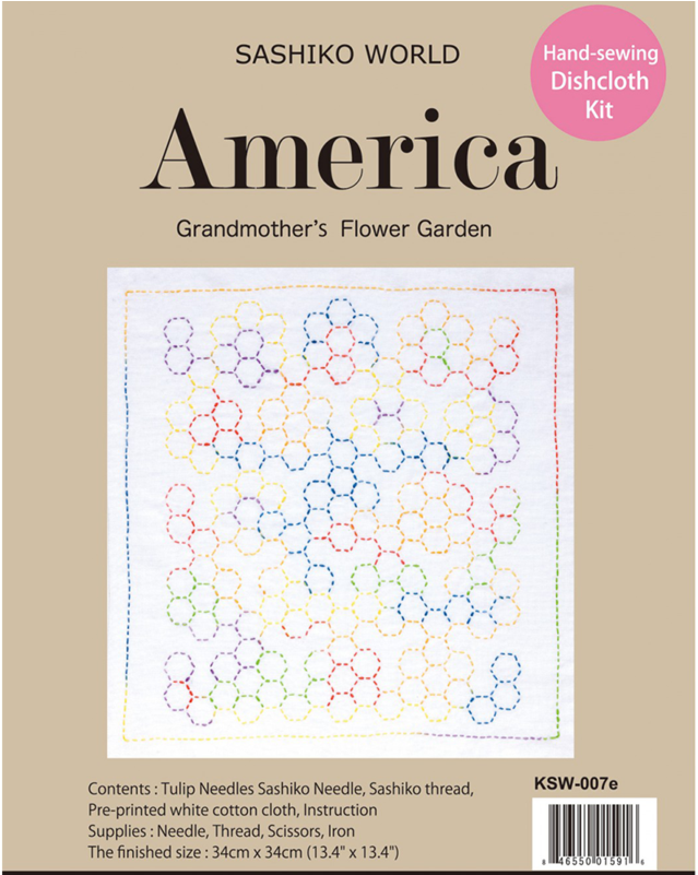 Sashiko World America Grandmother's Flower Garden Sashiko - American Vaudeville As Ritual By Albert Mclean, Jr. (800x800), Png Download