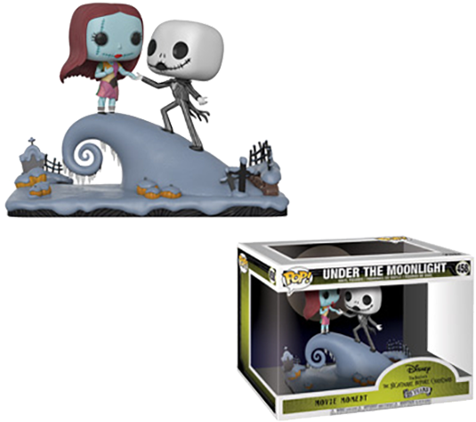 Jack And Sally Movie Moment 2pack Funko Pop (pre - Funko Movie Moments Nightmare Before Christmas (551x483), Png Download