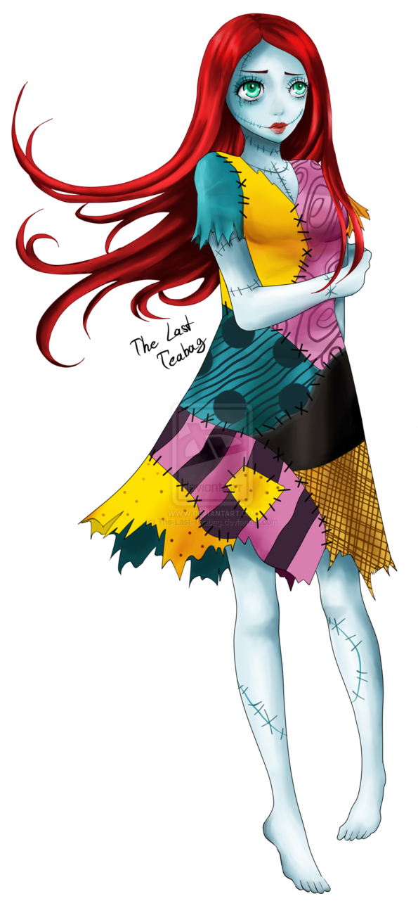 Nightmare Before Christmas - Sally From Nightmare Before Christmas Kawaii (603x1326), Png Download