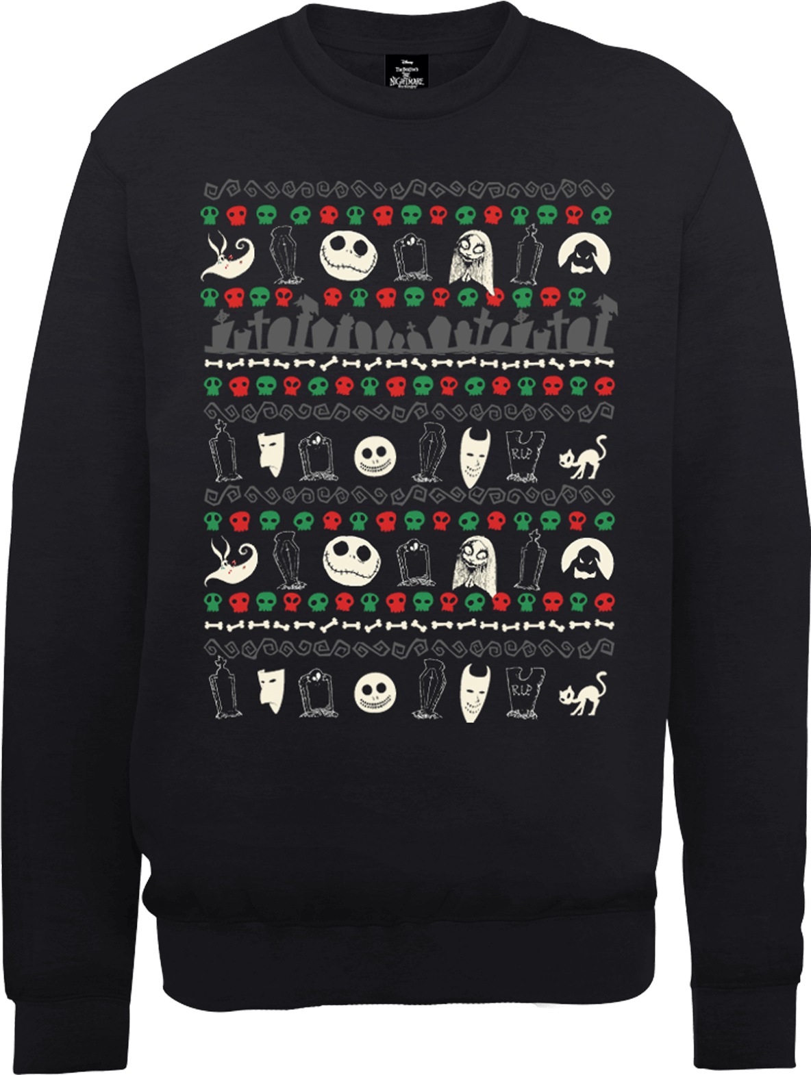 The Nightmare Before Christmas Jack Sally Zero Faces - Jack Pesadilla Antes De Navidad Sudadera (1600x1600), Png Download