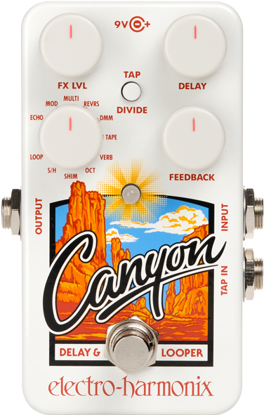 Download Png Image File - Electro Harmonix Canyon Delay (416x640), Png Download
