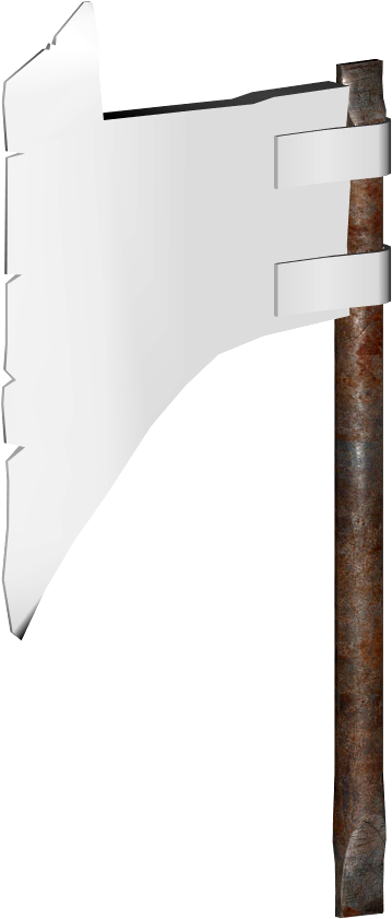 Fo4fh Throwing Hatchet - Splitting Maul (736x887), Png Download