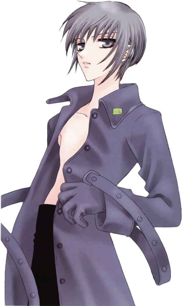 Members - Fruits Basket Yuki Shirtless (600x1025), Png Download
