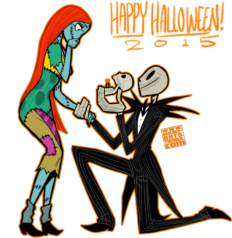 Jack And Sally On Tumblr - Human Jack Skellington (500x500), Png Download