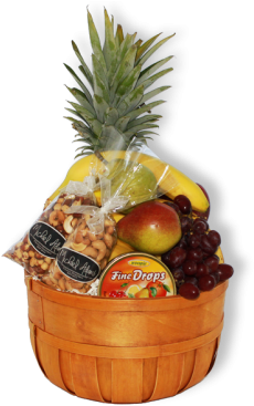 Remembrance Store > Medium Fruit Basket - Tangelo (330x370), Png Download