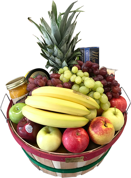 Fruit Basket - Basket (442x600), Png Download