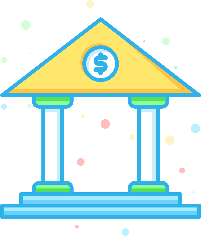 Download Svg Download Png - Bank (1024x1024), Png Download