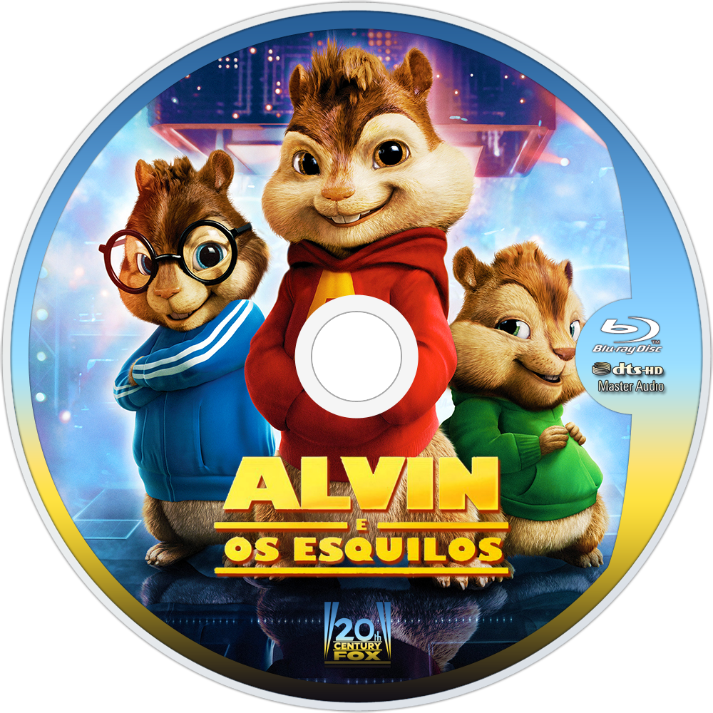 Alvin And The Chipmunks Bluray Disc Image - Alvin Und Die Chipmunks Der Film (1000x1000), Png Download