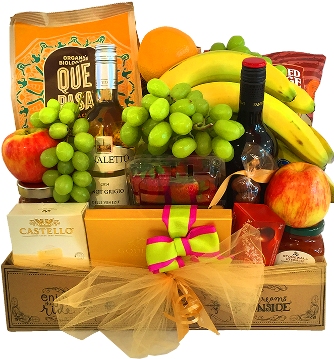 Wine And Dine Gift Basket - Que Pasa Organic Salted Tortilla Chips 42 (675x900), Png Download
