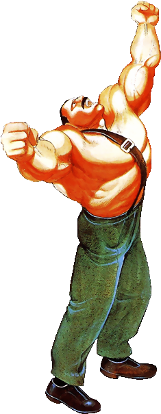 Mike Hagger As He Appears In The Sega Cd Version Of - Capcom Final Fight Cd (265x610), Png Download