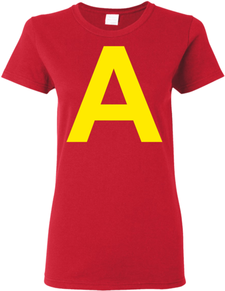 A Letter Alvin Halloween Costume Chipmunks Ladies Women - Ladies Thank You President Barack Obama 44th President (600x600), Png Download