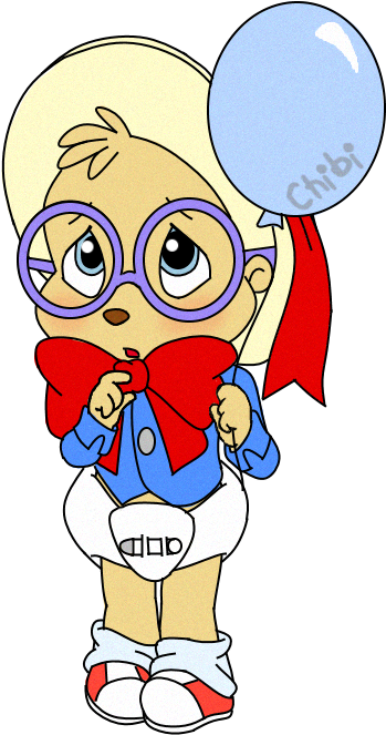 Learn How To Draw Chibi Alvin From Alvin And The Chipmunks - Little Balloon (377x674), Png Download