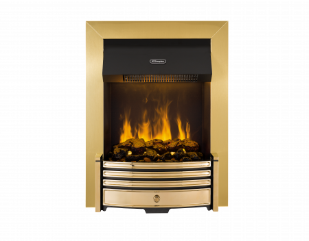 Crestmore Traditional Brass Effect Opti-myst - Electric Fire Dimplex Crestmore (450x352), Png Download