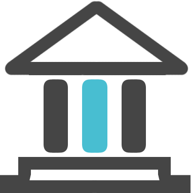 Recruit Bank Icon Grey - Bank Icon Grey (377x380), Png Download