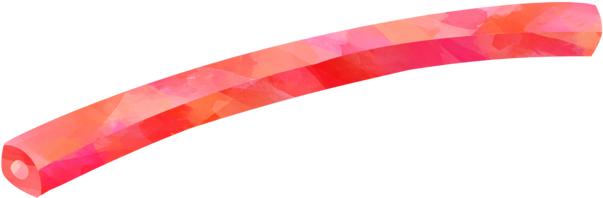 Red Pool Noodle - Red Mud (618x618), Png Download
