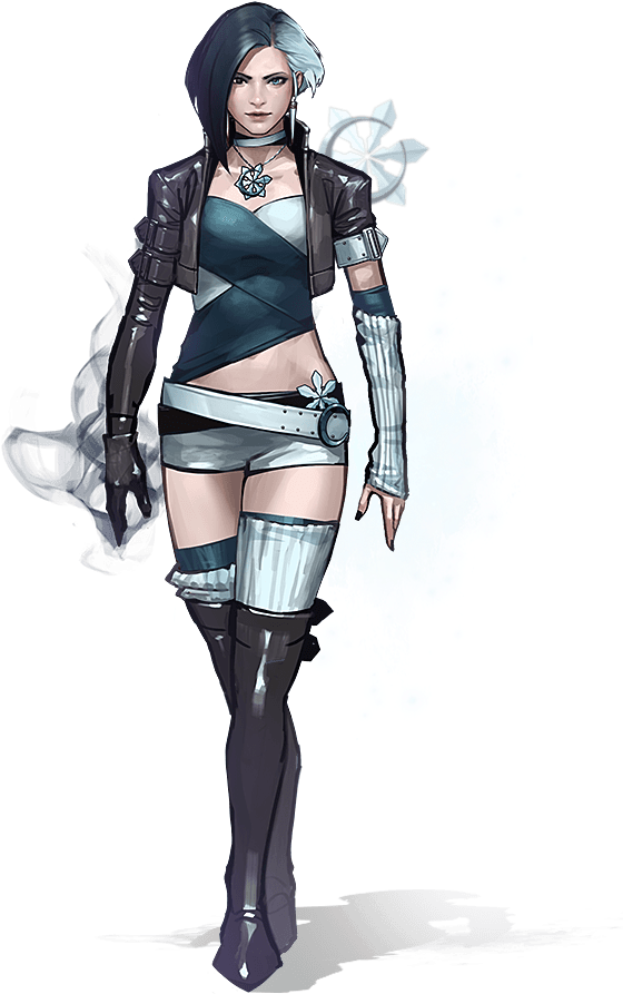 Seol Hee From Marvel Future Fight 001 - Marvel Future Fight Luna Snow (334x480), Png Download