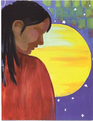 Native Sun - - Modern Art (400x400), Png Download