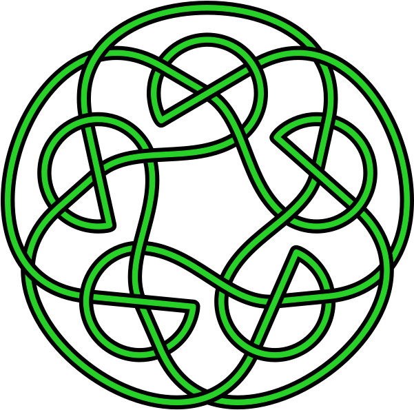 25crossings Decorative Knot - Celtic Knot Round Transparent Background (608x600), Png Download