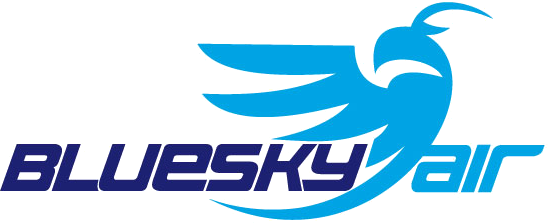 Blue Sky Airlines Logo (548x223), Png Download