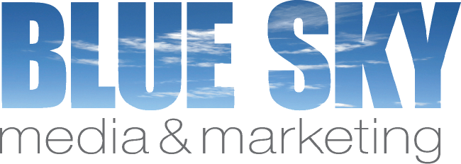 Blue Sky Media And Marketing - Blue Sky Media & Marketing (650x232), Png Download
