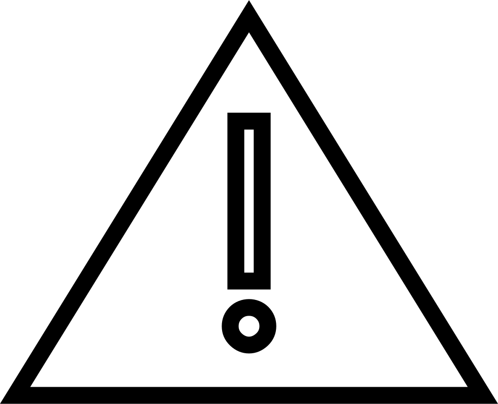 Hazard Sign - - Sign (980x796), Png Download