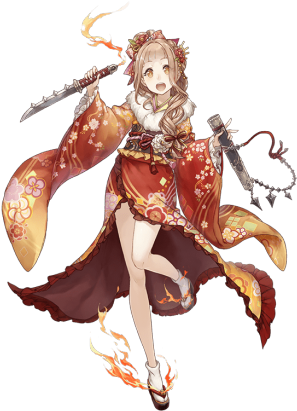 Portrait Red Riding Hood Kimono - Red Riding Hood Sinoalice (350x416), Png Download