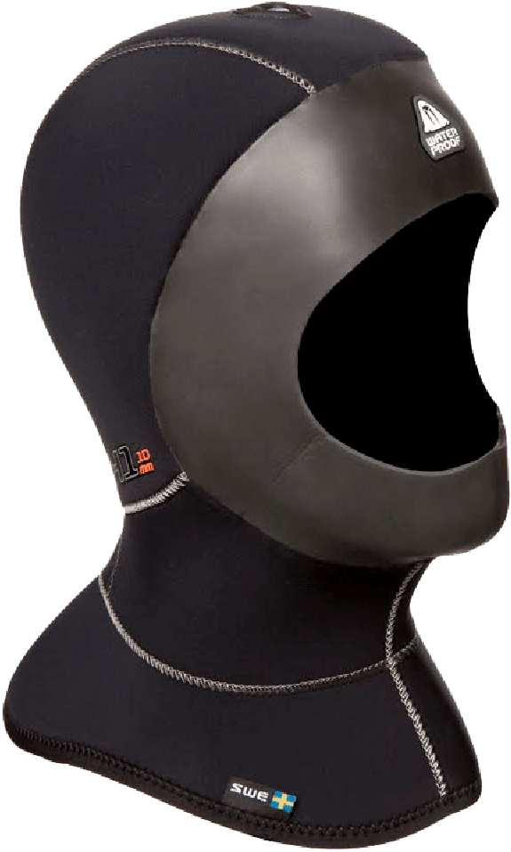 H1 5/10mm Sandwich Hood - Dive Hood (1000x1000), Png Download