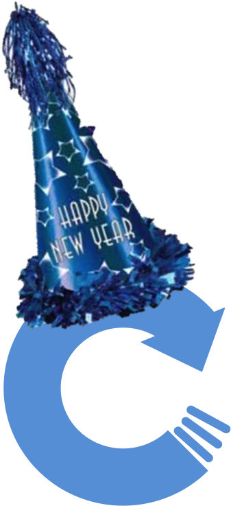 How To Send New Years Notes - (25ct) Gem-star Party Hats Assorted Colors (457x795), Png Download