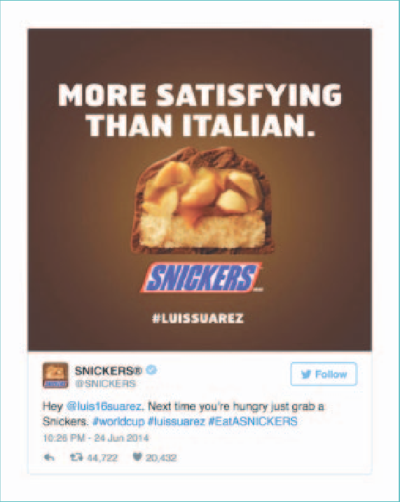 Réaction De Snicker Suite Au Cas Suarez Via Tweeter - Best Brand Tweets Ever (571x716), Png Download