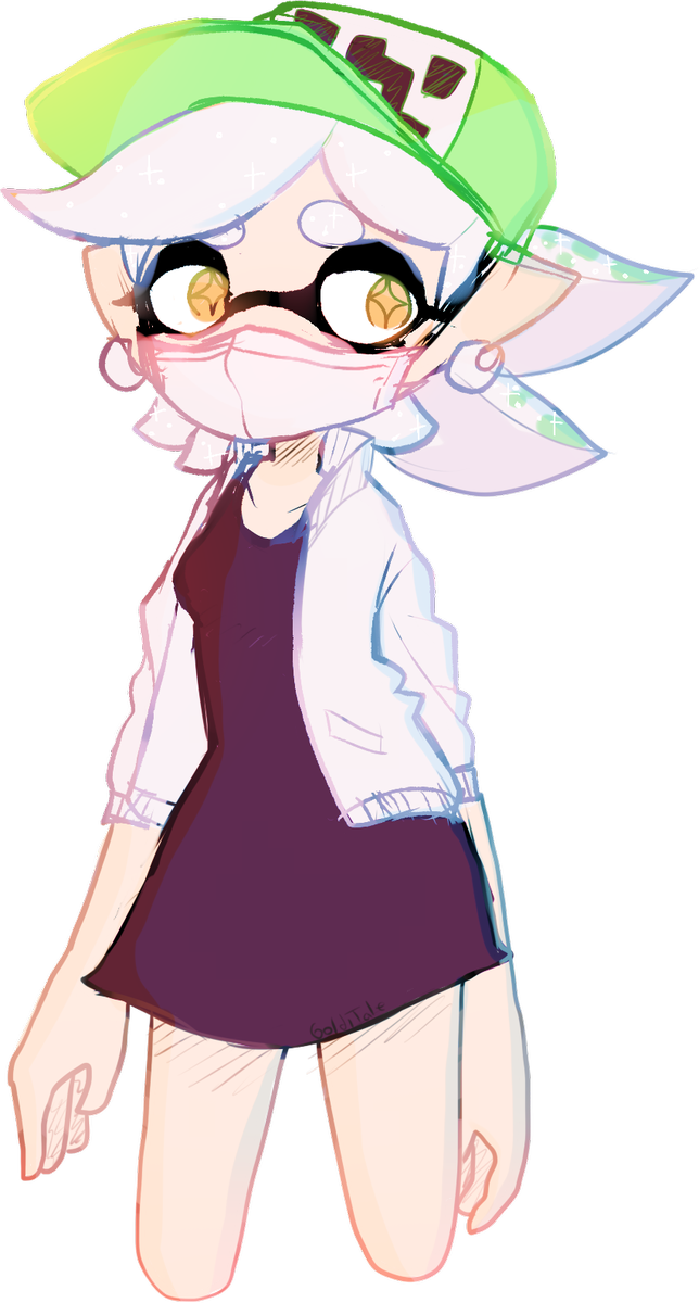 Goldi - Goldi Splatoon (644x1200), Png Download