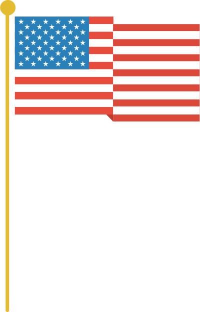 American Flag Icon - American Flag (400x624), Png Download