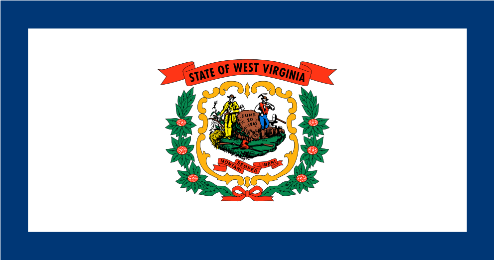 Download Svg Download Png - West Virginia State Flag (1024x1024), Png Download