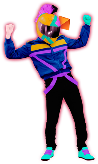 Jd16 Game Info Promo Character Left 0 - Just Dance 2016 - Ps4 Console Game (324x771), Png Download