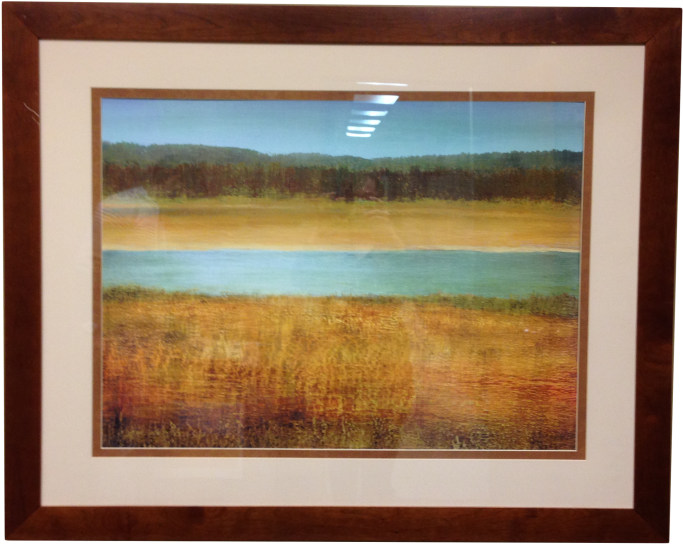 44 1/2″ X 36 1/2″ Framed Print By Caroline Gold - Caroline Gold-riverside 40 X 28 Framed Art Print, Size (1024x768), Png Download