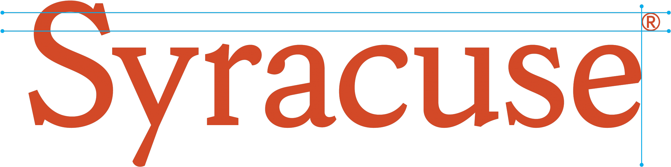Special-case Syracuse Wordmark Trademark Symbol Is - Syracuse University Newhouse Logo (2200x583), Png Download