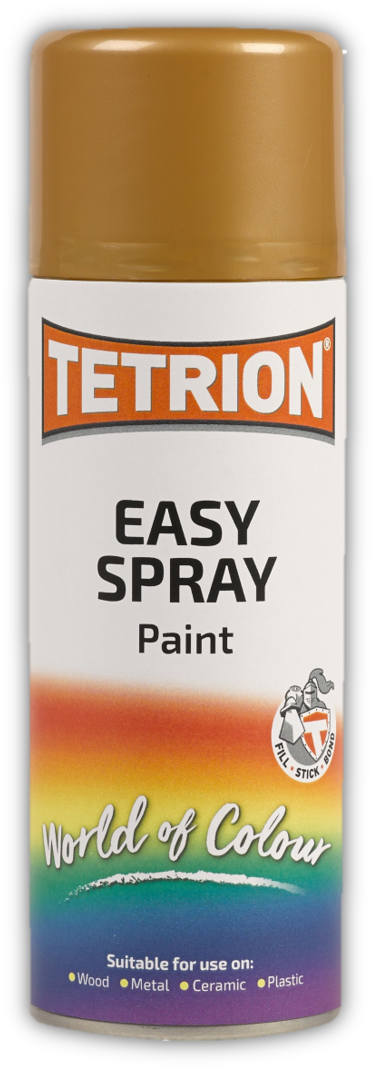 Easy Spray - Gold 400ml - Tetrosyl Easy Spray All Purpose Paint 400ml (504x1189), Png Download