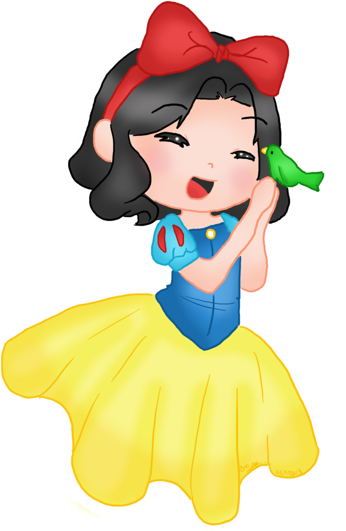 Baby At Getdrawings Com Free For Personal - Baby Snow White Chibi (734x1088), Png Download