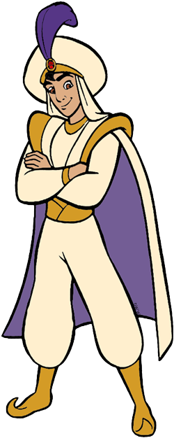 Back To Aladdin Clip Art Menu - Aladdin Prince Ali Png (256x626), Png Download
